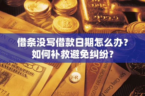 济南借条没写借款日期怎么办？如何补救避免纠纷？