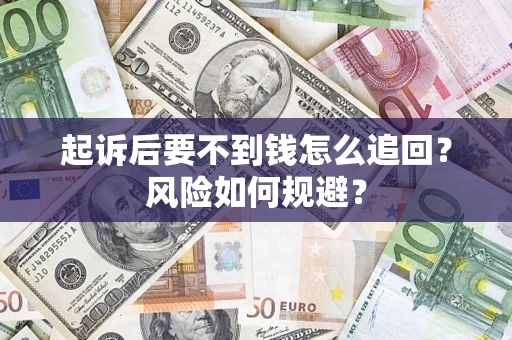 济南起诉后要不到钱怎么追回？风险如何规避？