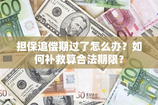 济南担保追偿期过了怎么办？如何补救算合法期限？